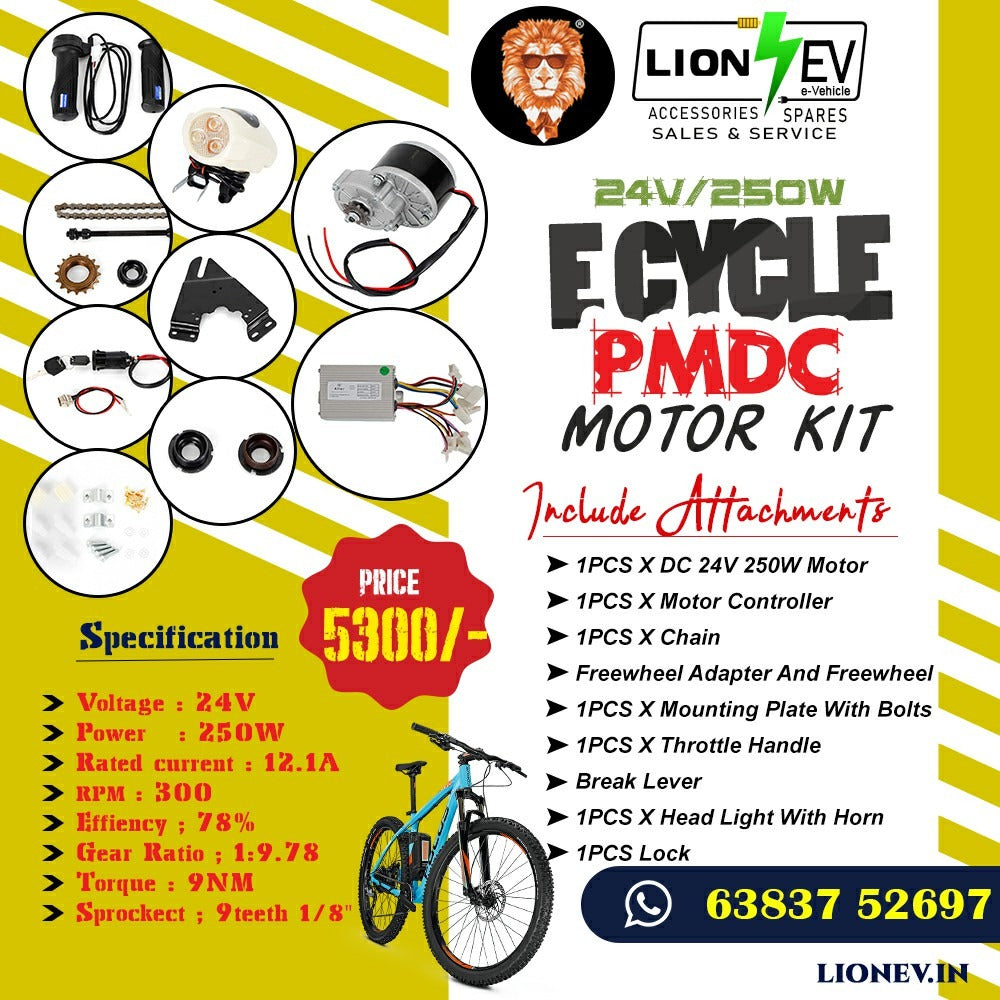 24v/250w PMDC Motor Kit.