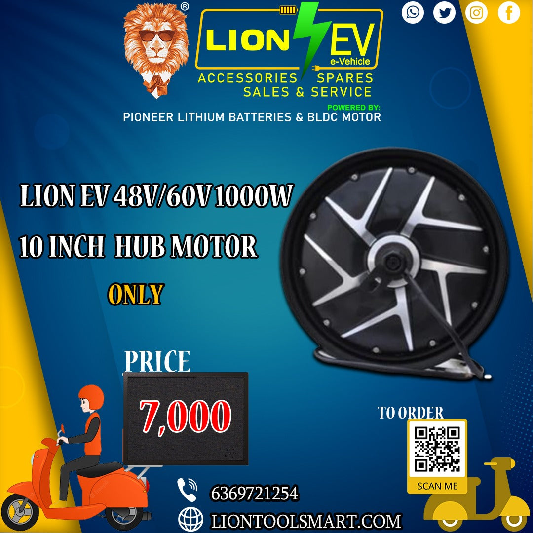 48V/60V 1000W 10inch HUB MOTOR