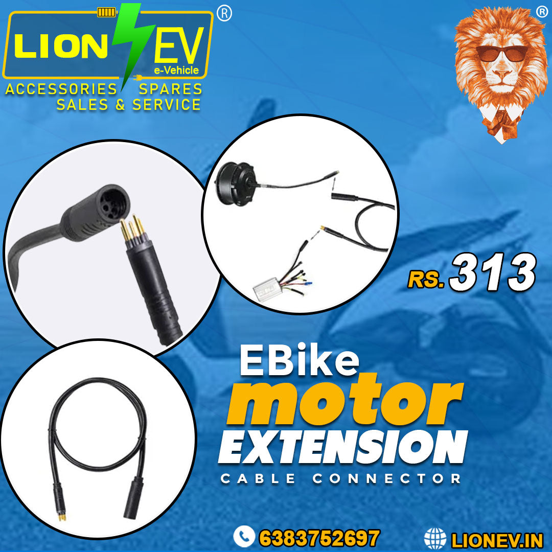 E-BIKE MOTOR EXTENSION CABLE CONNECTOR