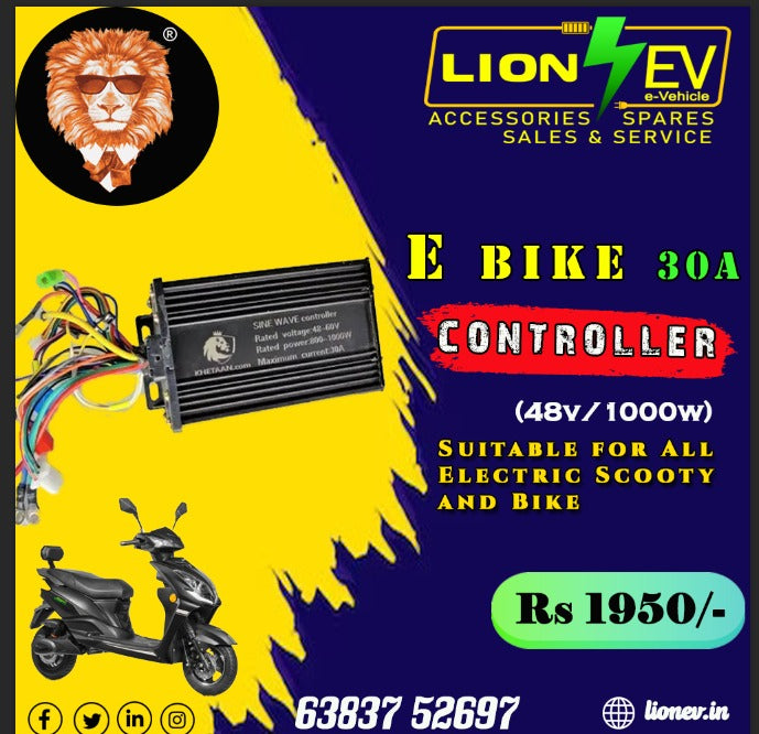 E-Bike 30A Controller 48V/1000W