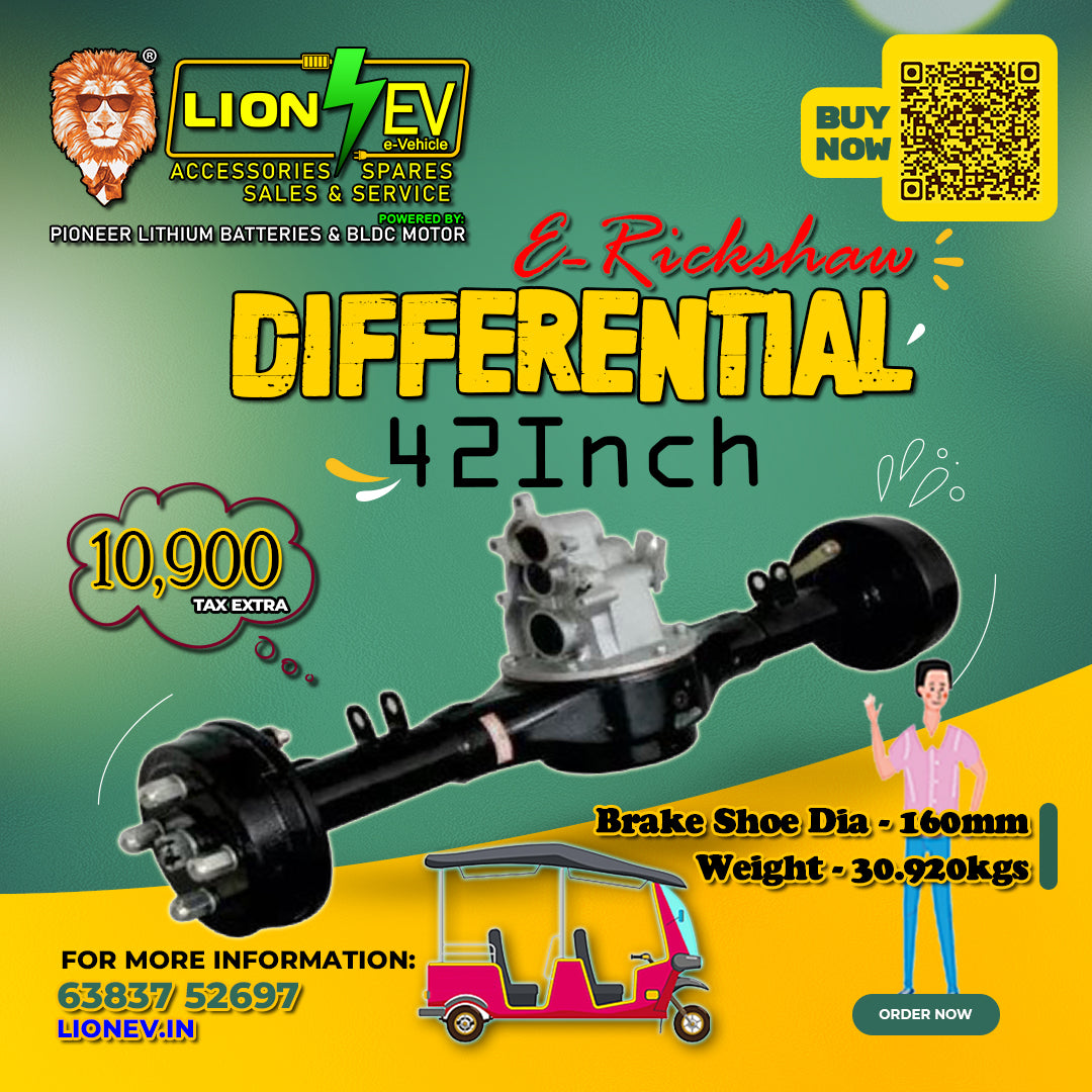 E-Rickshaw Differential 42 inch