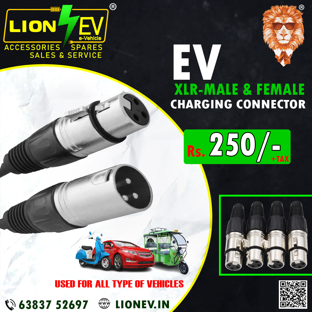 EV XLR-MALE & FEMALE CHARGING CONNECTOR