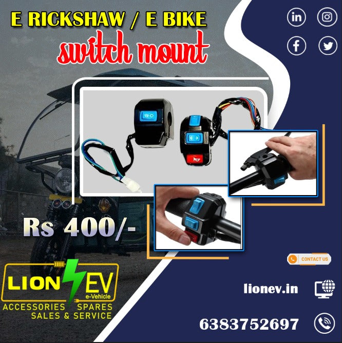 E -RICKSHAW /E -BIKE Switch Mount