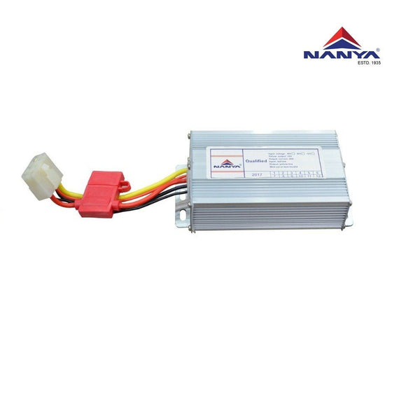 LION EV, e bike, e bike accessories, e rickshaw, e rickshaw accessories, E-RICKSHAW 20 AMP DC /DC CONVERTER, LION EV 20AMP DC/DC CONVERTER, NANYA 20 AMP DC CONVERTER, LION EV NANYA 20 AMP DC CONVERTER, Accessories, e rickshaw components.